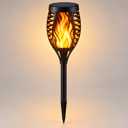 Solar Flickering Flame Torch Light